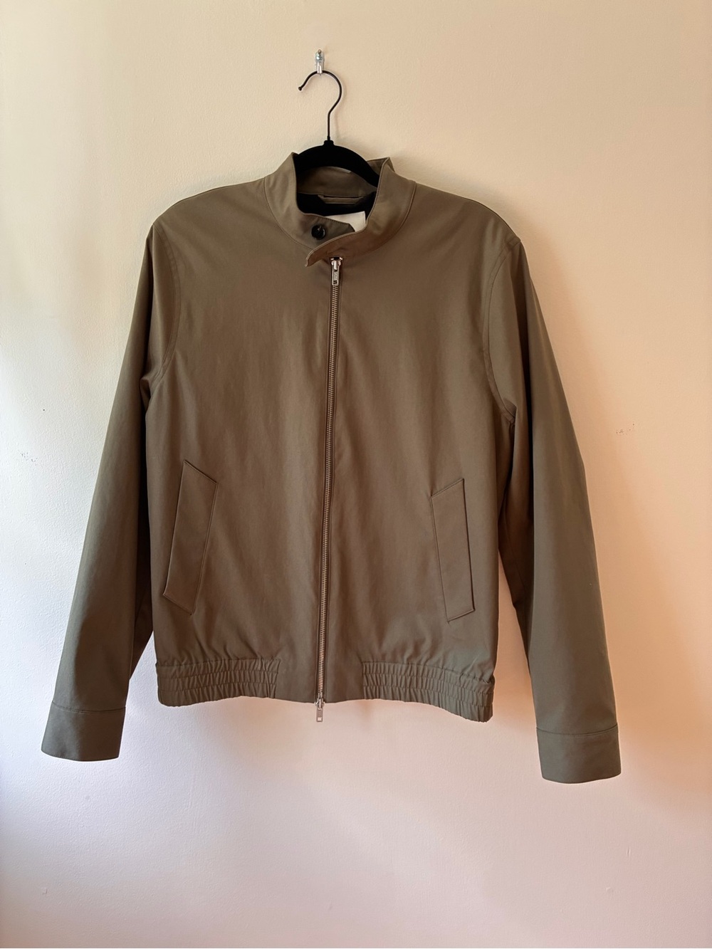 7 For All Mankind Olive Green Bomber Jacket